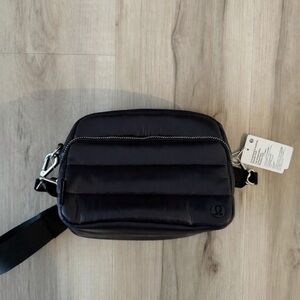 Black Quilted Crossbody Bag